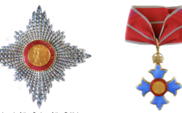 UK Honour System: Damehood and Knighthood medals. Photo Credit: © UK Cabinet Office.