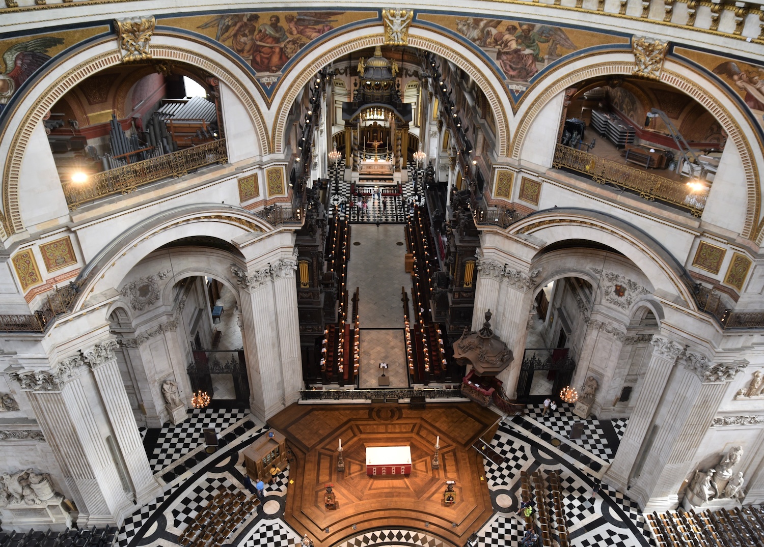 View from the Whispering Gallery at Saint Paul's Cathedral in London. Photo Credit: © Saint Paul's Cathedral.