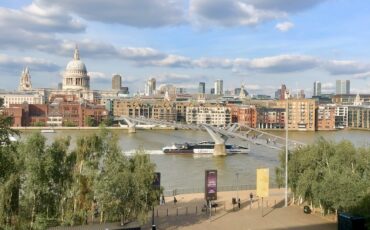 View of London Millennium Bridge from Tate Modern. Photo Credit: © Ursula Petula Barzey.