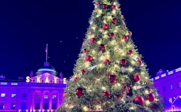 2023 Christmas Tree at Somerset House in London. Photo Credit: © Ursula Petula Barzey.