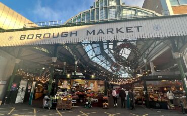 Entrance to Borough Market in London. Photo Credit: © Ursula Petula Barzey.