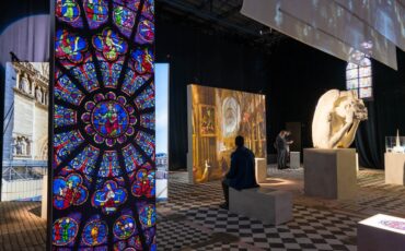 Notre-Dame, the Augmented Exhibition at the Arsenal art contemporain museum in Montreal. Photo Credit: (c) Paul Litherland via Westminster Abbey.