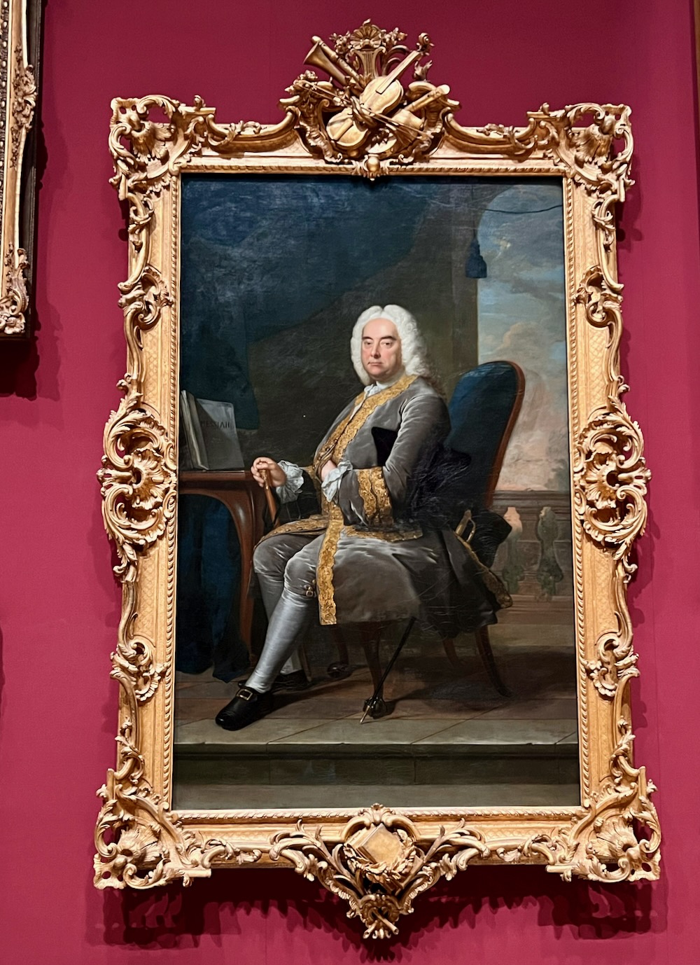 Portrait of George Frideric Handel at The National Portrait Gallery in London. Photo Credit: © Ursula Petula Barzey.