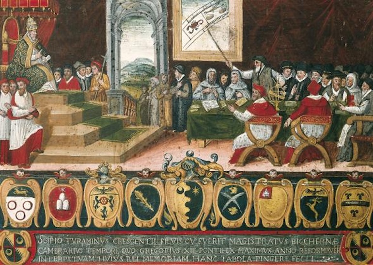 Scipio-Turaminus Gregorian calendar 1582. Photo Credit: © Public Domain via Wikimedia Commons.