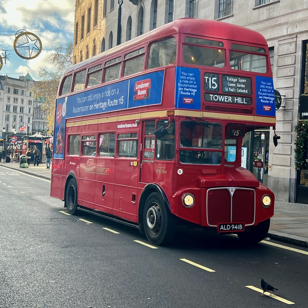 Classic Routemaster Double Becker Bus. Photo Credit: © Ursula Petula Barzey.