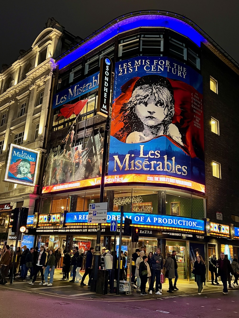 Les Miserables at London’s Sondheim Theatre. Photo Credit: © Ursula Petula Barzey.