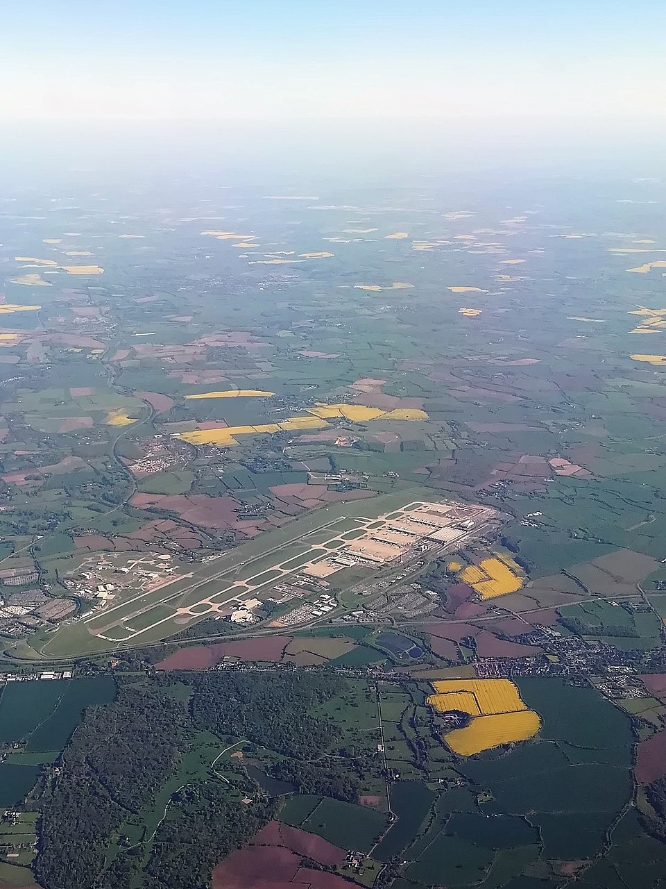 Aerial view of London Stansted Airport. Photo Credit: © Danielson8181 via Wikimedia Commons.