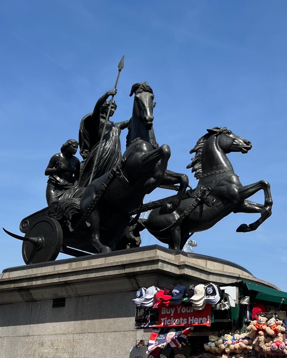 Boadicea and Her Daughters statue in London. Photo Credit: © Ursula Petula Barzey.
