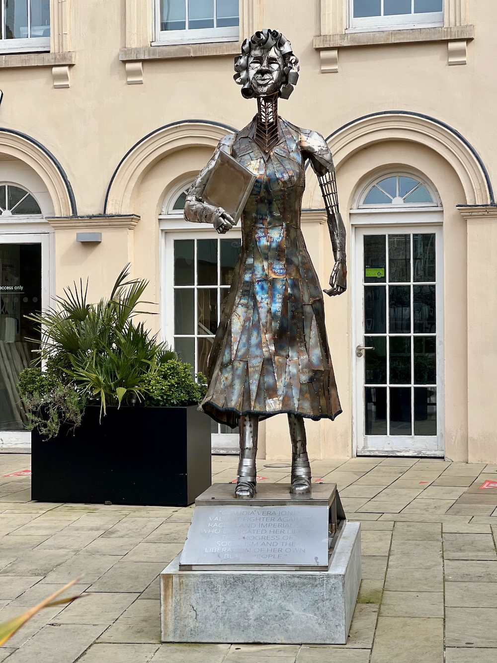 Claudia Jones sculpture at Black Cultural Archives in Brixton. Photo Credit: © Ursula Petula Barzey.