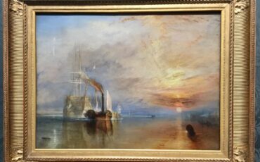 The Fighting Temeraire painting by Joseph Mallord William Turner at National Gallery in London. Photo Credit: © Ursula Petula Barzey.