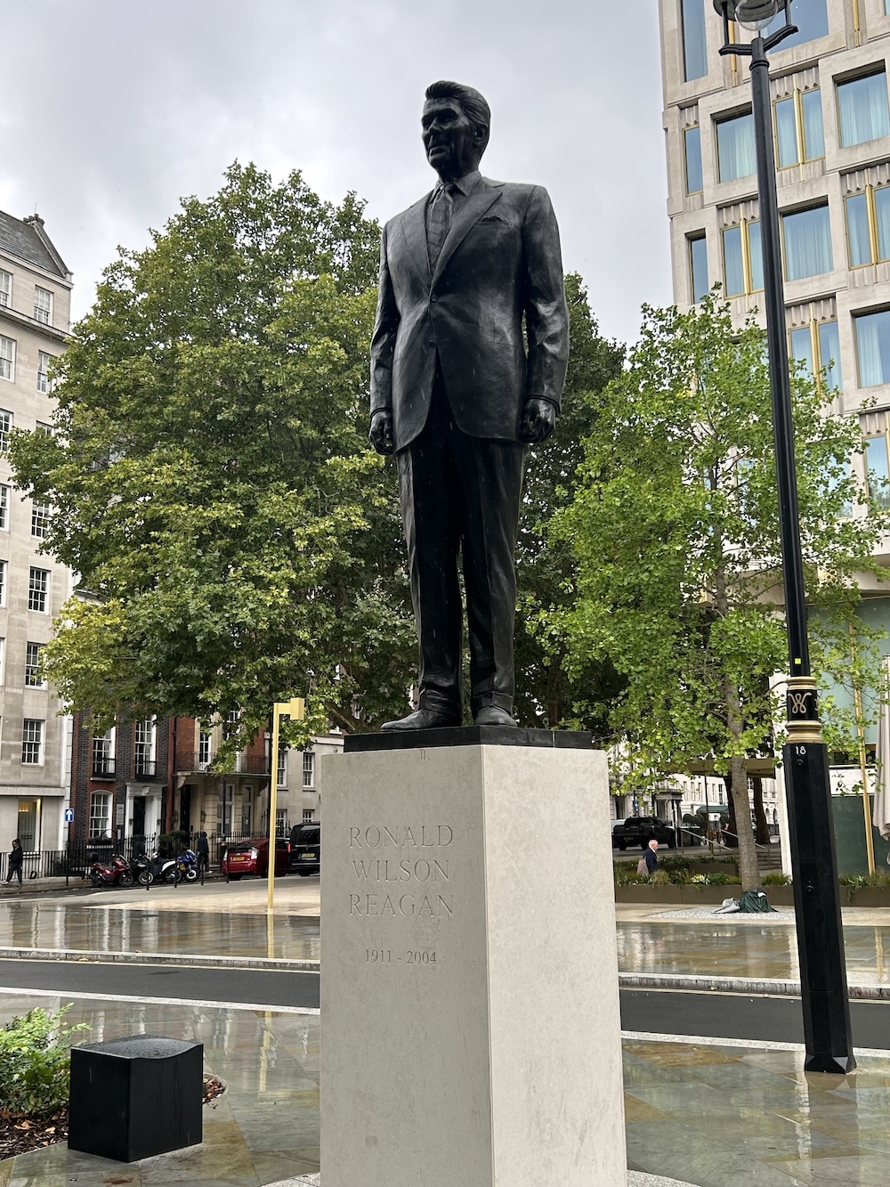 Ronald Reagan Statue in Grosvenor Square. Photo Credit: © Edwin Lerner. 