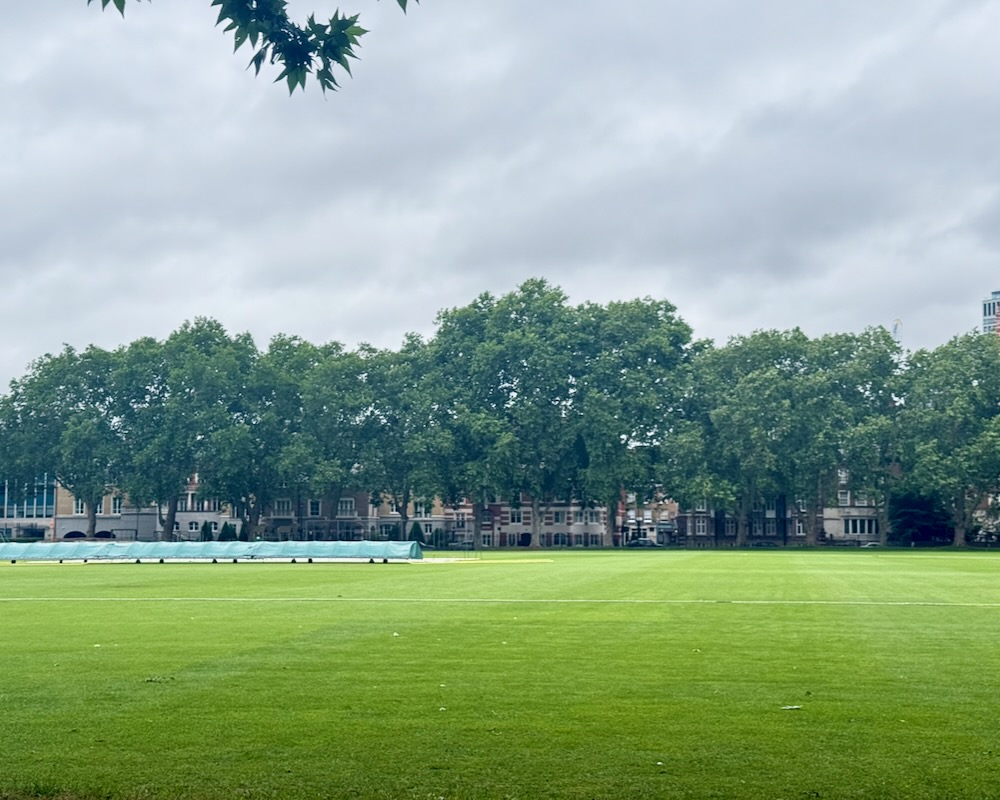 View of field in Vincent Square in London. Photo Credit: © Ursula Petula Barzey.